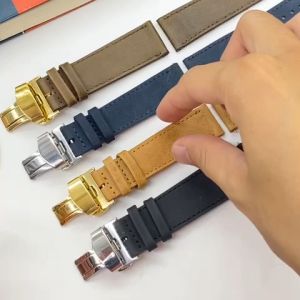 Dây Da Đồng HồDây Da Bò Sáp Khoá Gập Cánh Bướm Songhan Leather WT091 Đầy Đủ Khóa Chốt Bảo Hành 6 Tháng Đủ Size 16 18 19 20 212224mm
