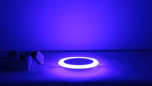 DIODIY LED Pin Light Tricolor 6W 9W Led Recessed Downlight Multicolour Ceiling Light For Ceiling Square Round RGB Dimming Lamp for Living Room Party