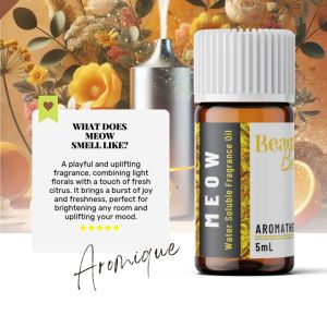 KP MEOW Playful Water-Soluble Fragrance Oil for Fun Home Diffuser & Humidifier - Uplifting 5mL