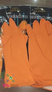 SARUNG TANGAN LATEX ORANGE CAMEL