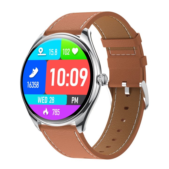 NEXOVA Smartwatch 1.43inch AMOLED Screen Make/Answer Calls Message