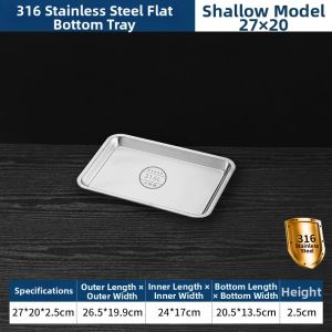 Besee | Food-Grade Stainless Steel Tray