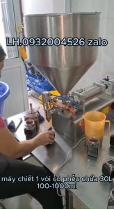 Máy chiết rót 1 vòi máy chiết rót bán tự động 100-1000ml