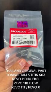 Tombol Dim 3 Titik Original Honda Revo FI Injeksi / Revo FIT / Revo X / Revo 110 CW FI K03 KD1214