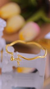 ASIX GOLD สร้อยข้อมือโบว์โบว์เวลล์ชุบทอง 24k กําไลข้อมือผู้หญิง กําไลแฟชั่น สร้อยข้อมือนําโชค ของขวัญที่ยอดเยี่ยม