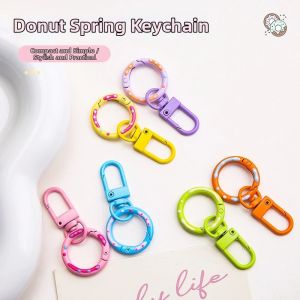 HALEXIONG | Hand-painted Donut Keychain Spring