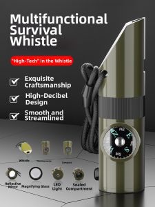 Survival Whistle with Multi-Tool