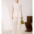 Sleeveless Versatile Linen Rayon Set. 