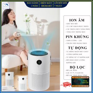 Máy lọc không khí AP01 cao cấp bộ lọc HEPA tiêu chuẩn châu Âu diệt 997% vi khuẩn có hại tự động nhận biết chất lượng và bật chế độ xử lý phù hợp bảo hành 2 năm