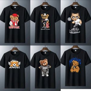 kaos wanita promo 5 pcs gambar beruang atasan dewasa pria wanita