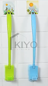 KIYO Sikat Toilet 2 Sisi Bulu Gagang Panjang Pembersih Kloset Kamar Mandi Closet Brush 2 in 1 Multifungsi