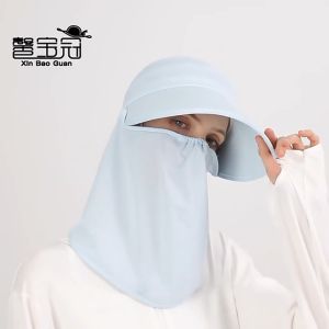 Sun Hat Sunscreen Hat Sunscreen Face Mask UV Protection Veil Face Veil Outdoor Cycling Travel Sun Mask