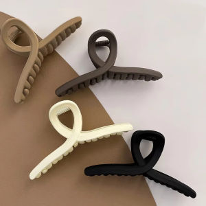 2/4 Pcs Large Acylic Hair Claw Clip Cross Matte Hairpin Fashion Hairgrips Hair Claw Crab Clips Hair Accessories Sets K1