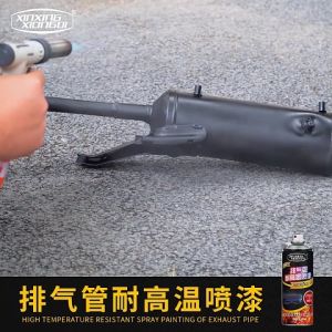 800°C High Temperature Spray Paint Automobile Motorcycle Exhaust Pipe High Temperature Resistance Corrosion Resistance Anti Fouling And Rust Prevention Hightemp High Temp Spray Paint Paints Primers Spray Paint For Motorcycle Heat Resistant Spray Paint