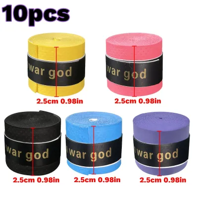 Tennis Racket Wrap Grip Rubber Pre-Cut Non-Slip Sweat-Absorbing Hand Tape Badminton Pickleball Comfortable Cushion Grip