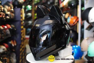 MŨ FULLFACE 2 KÍNH ROC 05 + TAI MÈO LỚN