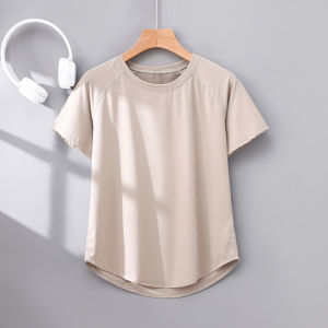 Qingbeite | Quick-Drying Slim Fit Womens Sports Wear Short Sleeve