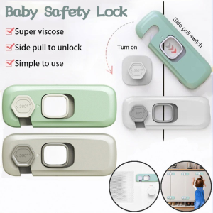 Baby Safety Lock Toddler Cabinet Locks Refrigerator Door Anti-Pinching Hand Door Lock