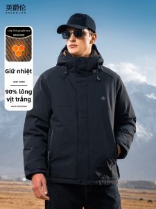 Enjeolon | Thermal Reflective Insulated Hooded Down Jacket for Men