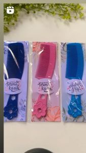 (isi 50) ORI 20cm Souvenir Sisir Besar Kemasan ALAS Motif Sisir BUNGA CANTIK Wedding Souvenir