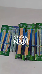 Kayu Siwak Miswak Asli Rasulullah 1 Box Jumbo Besar Plus Holder Tarim Madinah Premium Original