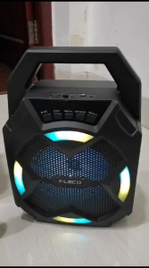 Speaker Bluetooth Karaoke Wireless Fleco F-6112M LED 65 Inch Gratis ( MIC WIRELESS TANPA KABEL )