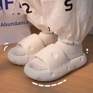 Summer Thick-Soled Cheese Slippers Anti-Slip Bathing Slippers
