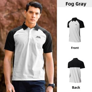 Jeep | Jeep Mens Polo Shirt Quick Dry Breathable Running Outdoor T-Shirt Short Sleeve UV Protection UPF50+ Cool Feeling Summer Top