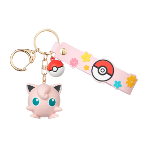 Funism | Pokemon Anime Keychain Pendant Gengar Mimikyu Meowth Snorlax Cute Character Official Collectible Backpack Car Key Decor Toy Gift