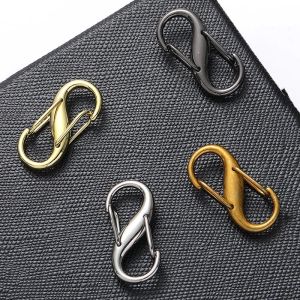 10Pcs Adjustable Metal Buckles S Type Chain Double Buckle Chain Link Clips Lobster Clasp Bag Chain Length Keeper Accessories