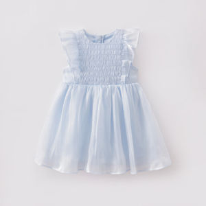 Marc&Janie | Floral Princess Sleeve Mesh Dress for Girl Summer