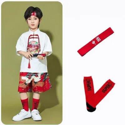 ≮527≯Chinese Style Cheerleading Dance Performance Clothing