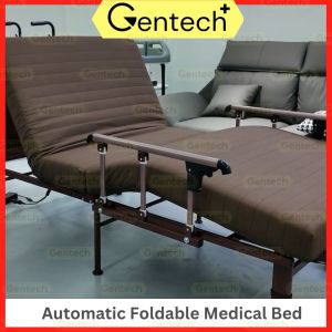 Universal Coconut Fiber Bed Easy Lifting Foldable Office Home Use Bed Adjustable Backrest Recliner Layered Sleeping Bed 2 Side Handle