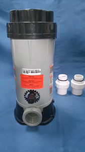 The swimming pool automatic dispenser is detachable and used for disinfection and cleaning equipment in the pool