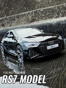 1:32 Audi RS7 Alloy Car Model Sound and Light Warrior Childrens Toy Car Simulation Car Model Collection Ornaments