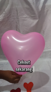 Balon latex love balon bentuk hati balon hati satuan