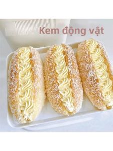 Coconut Cream Filling Freshly Made Bread