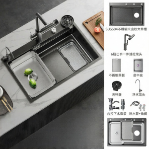 Thickened Debris-collecting Sink 304 Stainless Steel