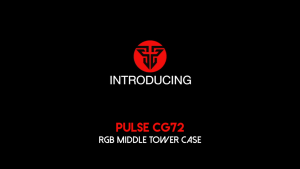 Fantech Strike CG72 RGB Gaming PC Case Mid Tower ATX Micro ATX Mini ITX Tempered Glass Desktop Case