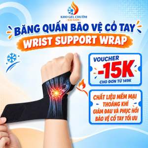 Quấn Bảo Vệ Cổ Tay - Hỗ Trợ Cố Định Cổ Tay Khi Tập Gym Tập Tạ Thể Thao – Băng Quấn Cổ Tay Co Giãn