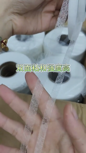 Lem Tekstil Lem Som Perekat Kain Bolak Balik Lem Kain 2 Sisi Lebar 1cm/2cm/3cm Panjang 70 Yard (64 M) Per Roll