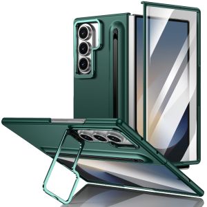 szhaiyu | Luxury Multifunctional Lens Holder Touch Pen Case for Samsung Galaxy Z Fold 8 Ultra Fold 8 7 6 5 4 Shockproof Screen Film Cover