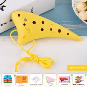 Plastic Resin 12-hole C Tune Ocarina Medium/High Tone
