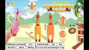 Ukuran Besar - Mainan Ayam Pencet Teriak Ayam Bunyi -Shrilling Screaming Chicken Ayam Teriak