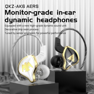 Original QKZ AK6 ARES Dynamic Earphones HIFI Music In Ear Noise Cancelling Sport Gaming Headsets PK EDX PRO 1DD DQ6 Headphones