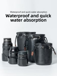 SHELV | Portable Waterproof Shockproof Leather Pouch for Cameras