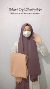 Kerudung Pashmina Diamond Premium: Pashmina Panjang 175x75 cm