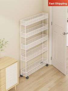 evesigar | Ultra Thin Multi-level Rolling Storage Cabinet