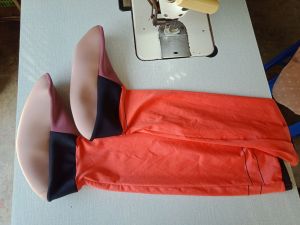 ถุงเท้ากันหอย อย่างหนา 1 คู่ (คละสี)