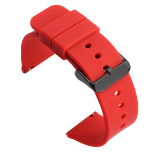 16 18 19 20 21 22 24mm Quick Release Silicone Waterproof Watch Strap for Universal Sport Watch Bracelet Accessories with Tool